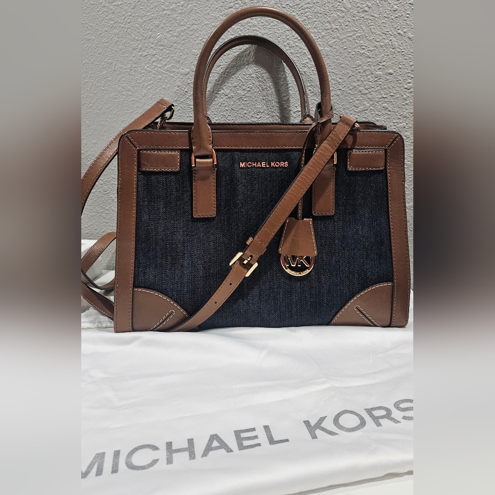 Michael Kors Denim Satchel
